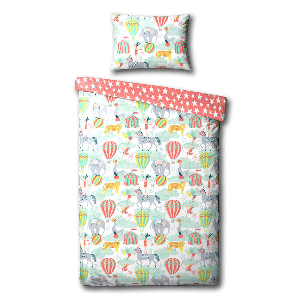 Vintage Circus Duvet Cover Set