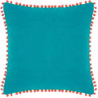 Velvet Pompom Cushion