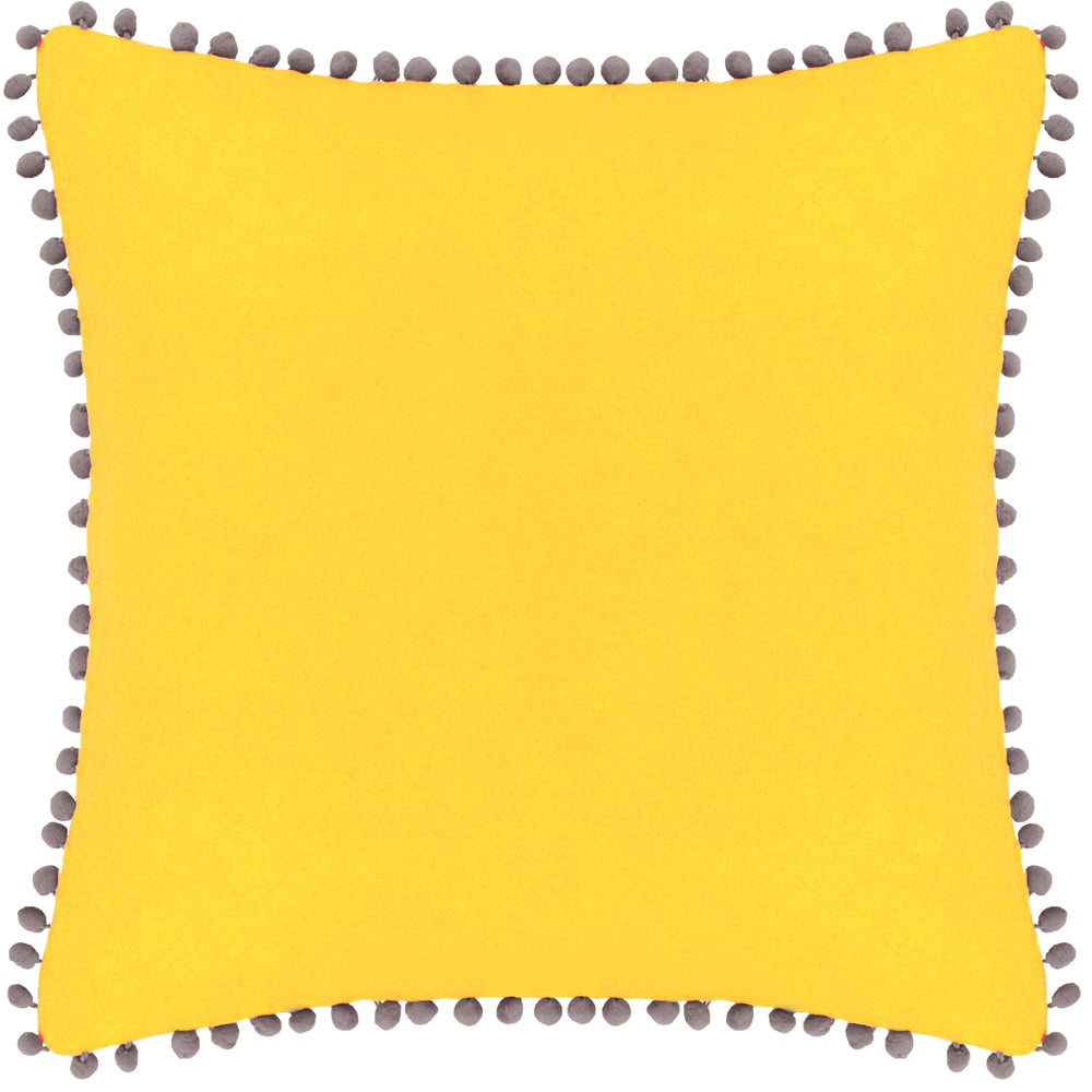 Velvet Pompom Cushion