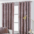 Verona Crushed Velvet Eyelet Curtains