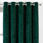 Verona Crushed Velvet Eyelet Curtains