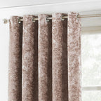 Verona Crushed Velvet Eyelet Curtains