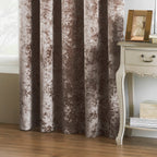 Verona Crushed Velvet Eyelet Curtains