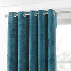 Verona Crushed Velvet Eyelet Curtains