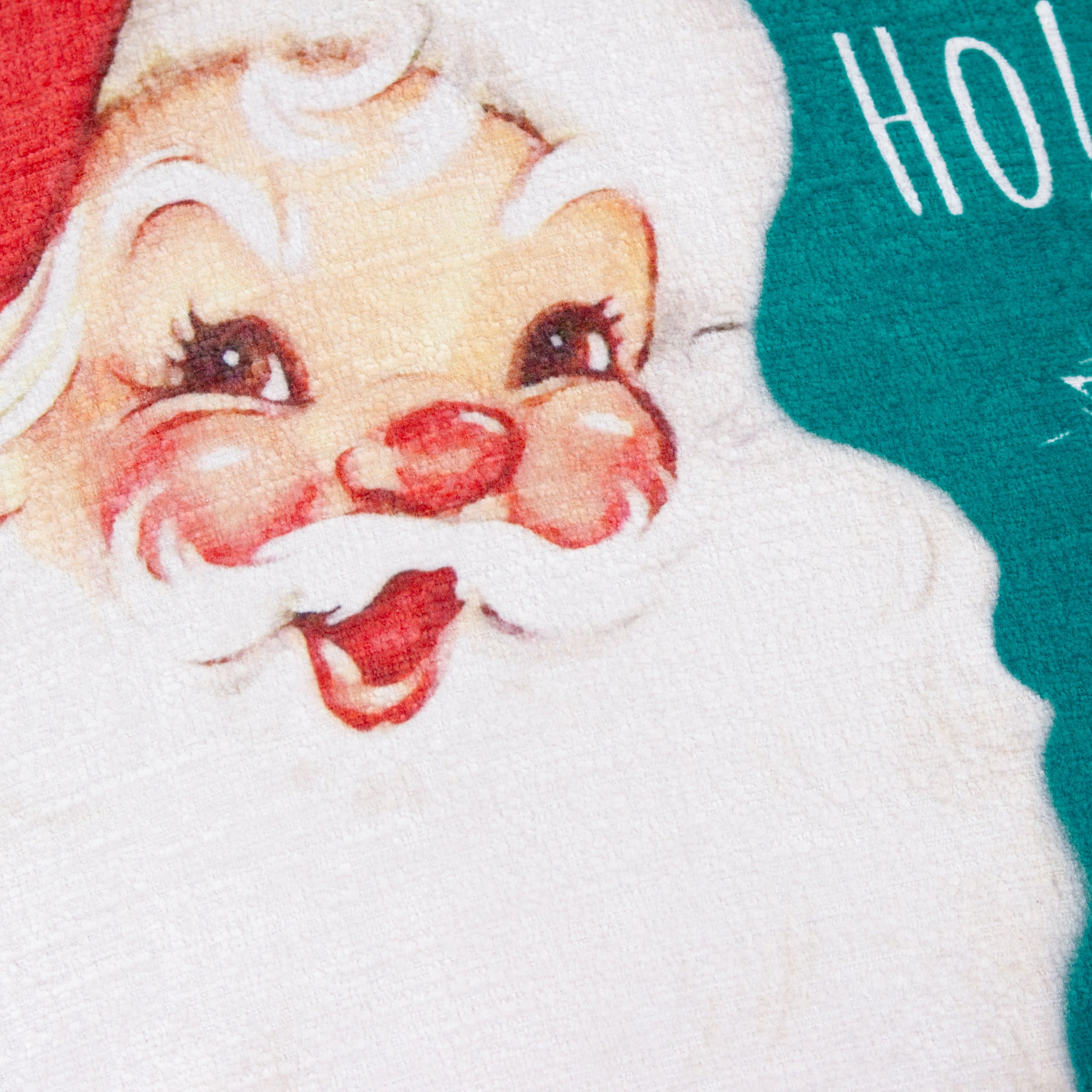 Vintage Santa Printed Cushion