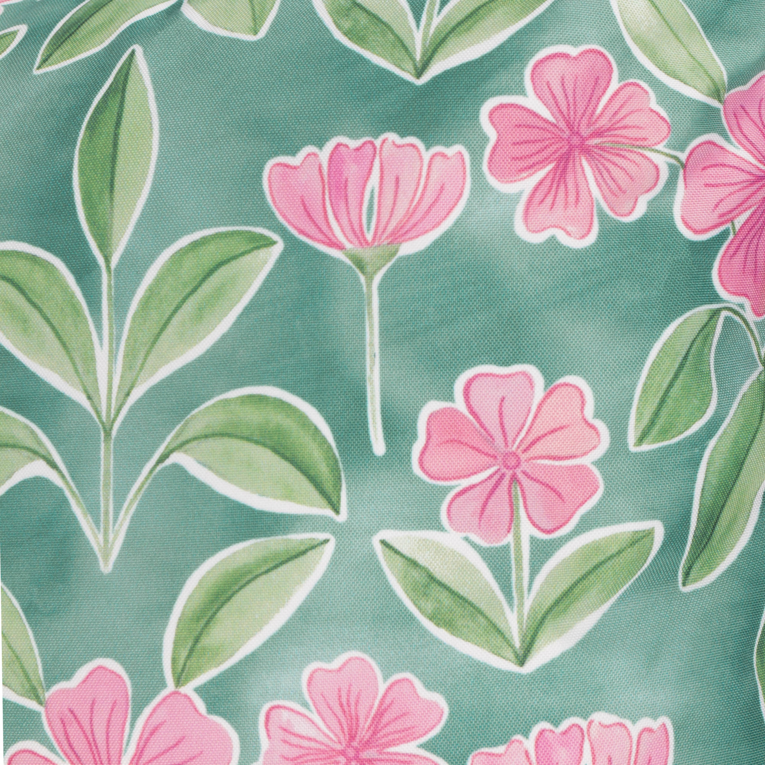 Viola Outdoor Printed Reversible Cushion  Blue