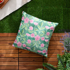 Viola Outdoor Printed Reversible Cushion  Blue