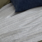 Waffle Textured 100% Cotton Bedspread