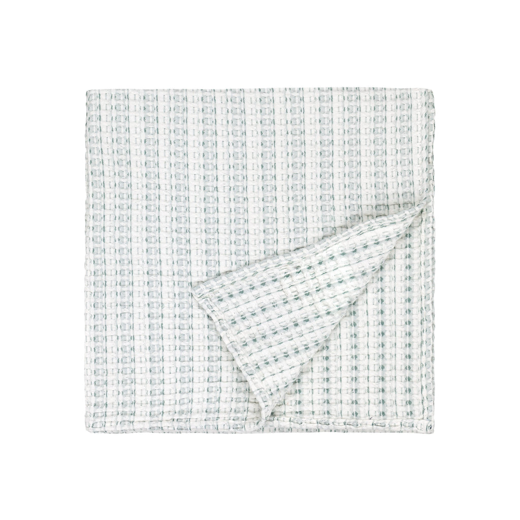 Waffle Textured 100% Cotton Bedspread