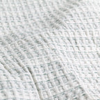Waffle Textured 100% Cotton Bedspread