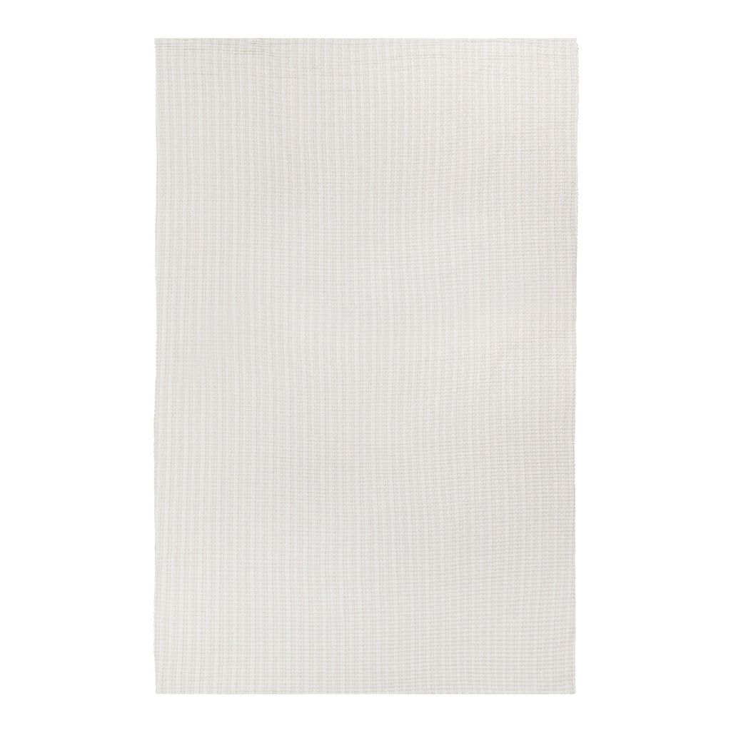 Waffle Textured 100% Cotton Bedspread