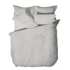 Waffle Textured 100% Cotton Duvet Cover Set