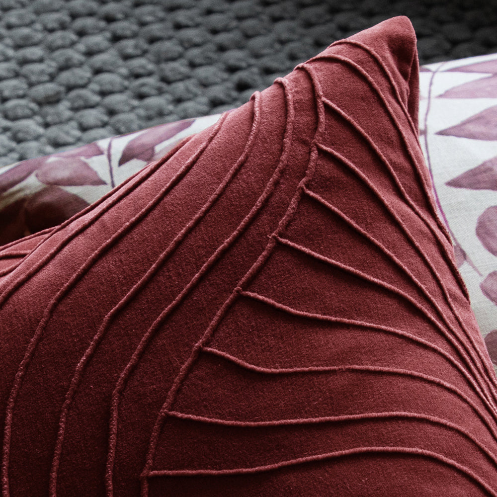 Waterfall Embroidered Cushion