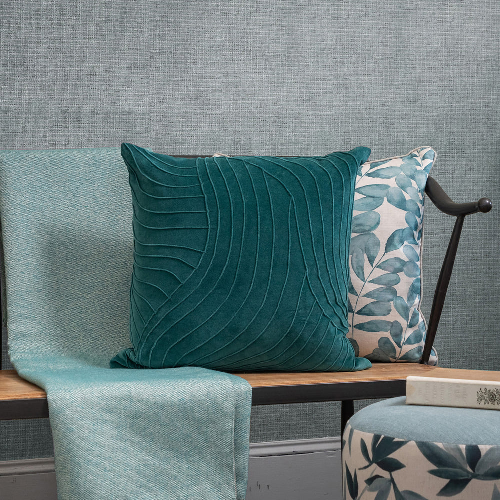 Waterfall Embroidered Cushion