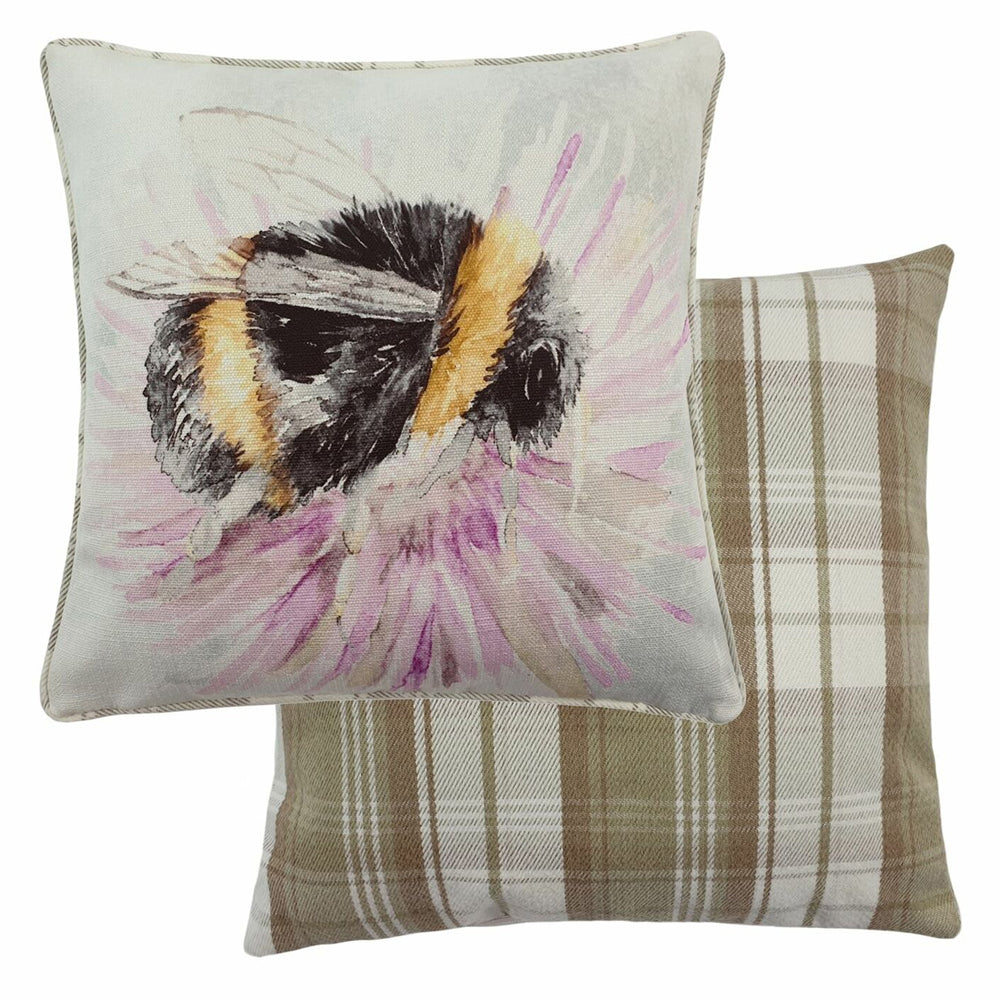 Watercolour Bee Cushion