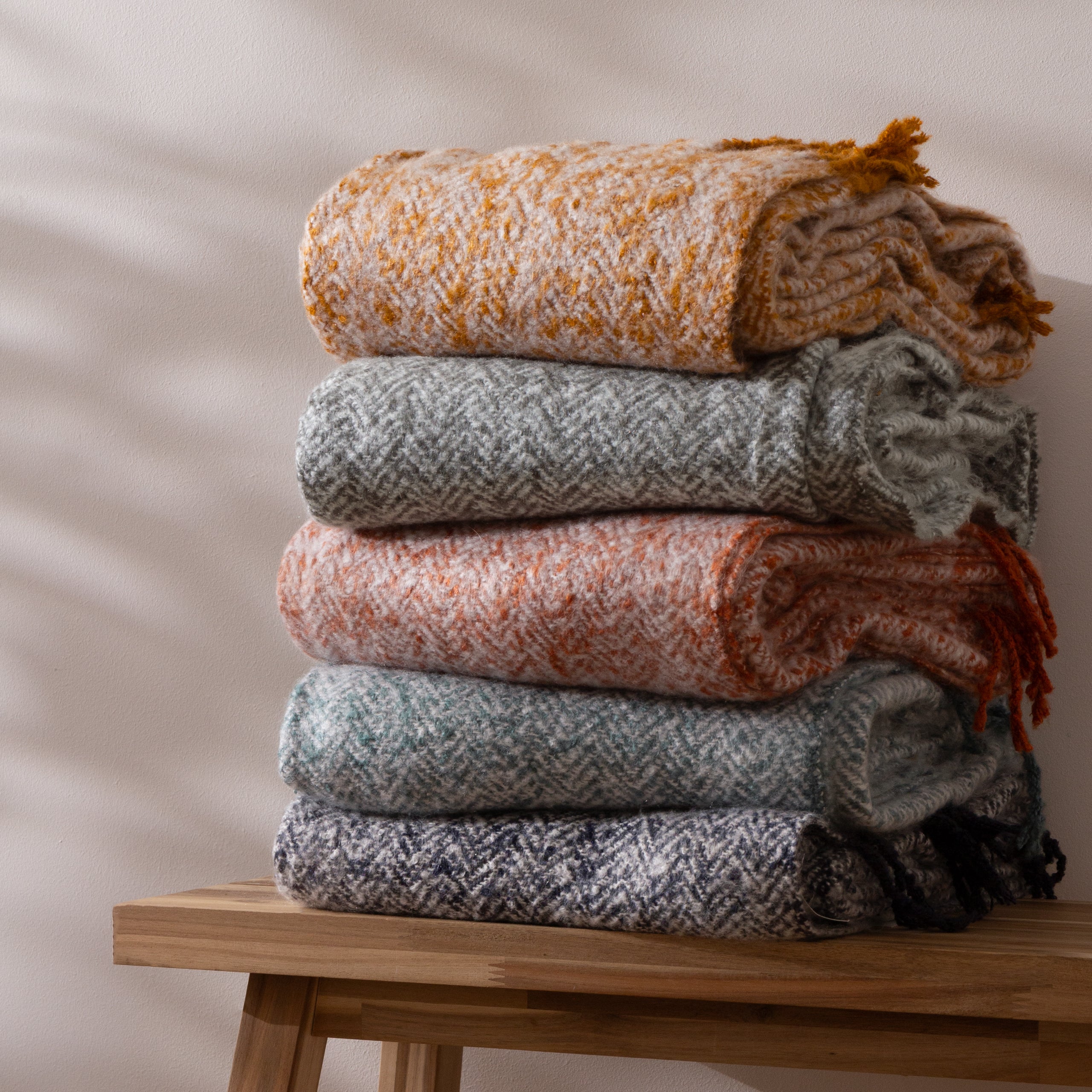 Weaver Herringbone Throw