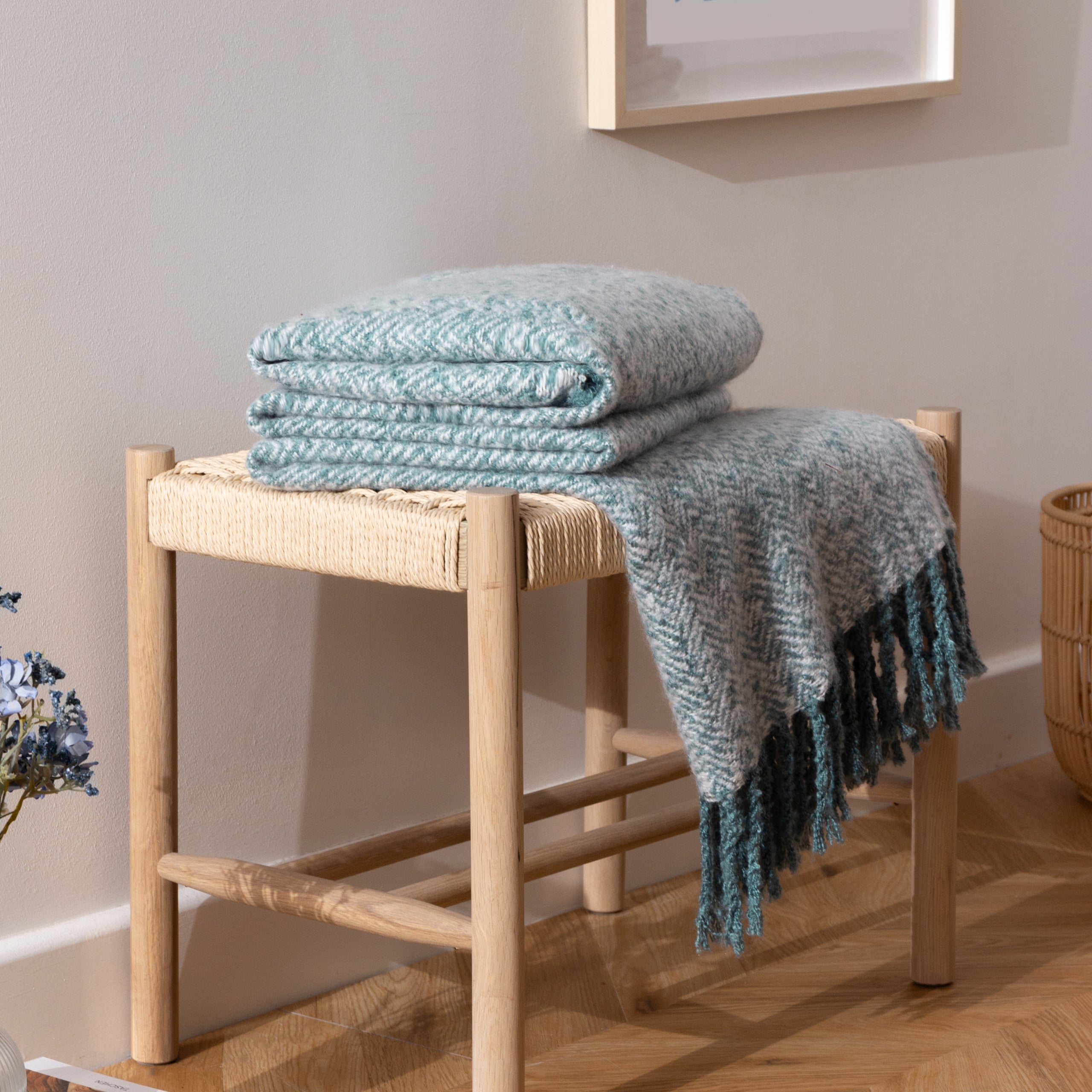 Weaver Herringbone Throw