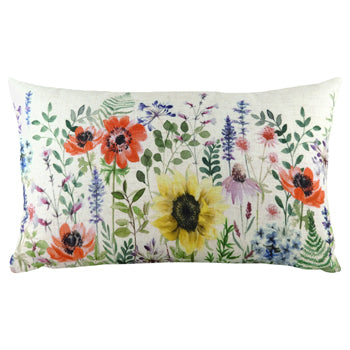 Wild Flowers Emma Rectangular Cushion