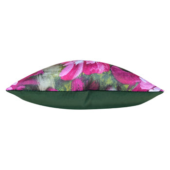 Winter Flowers Peony Cushion