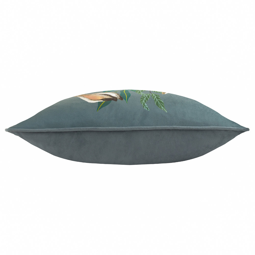 Wild Garden Leaping Hare Cushion Navy