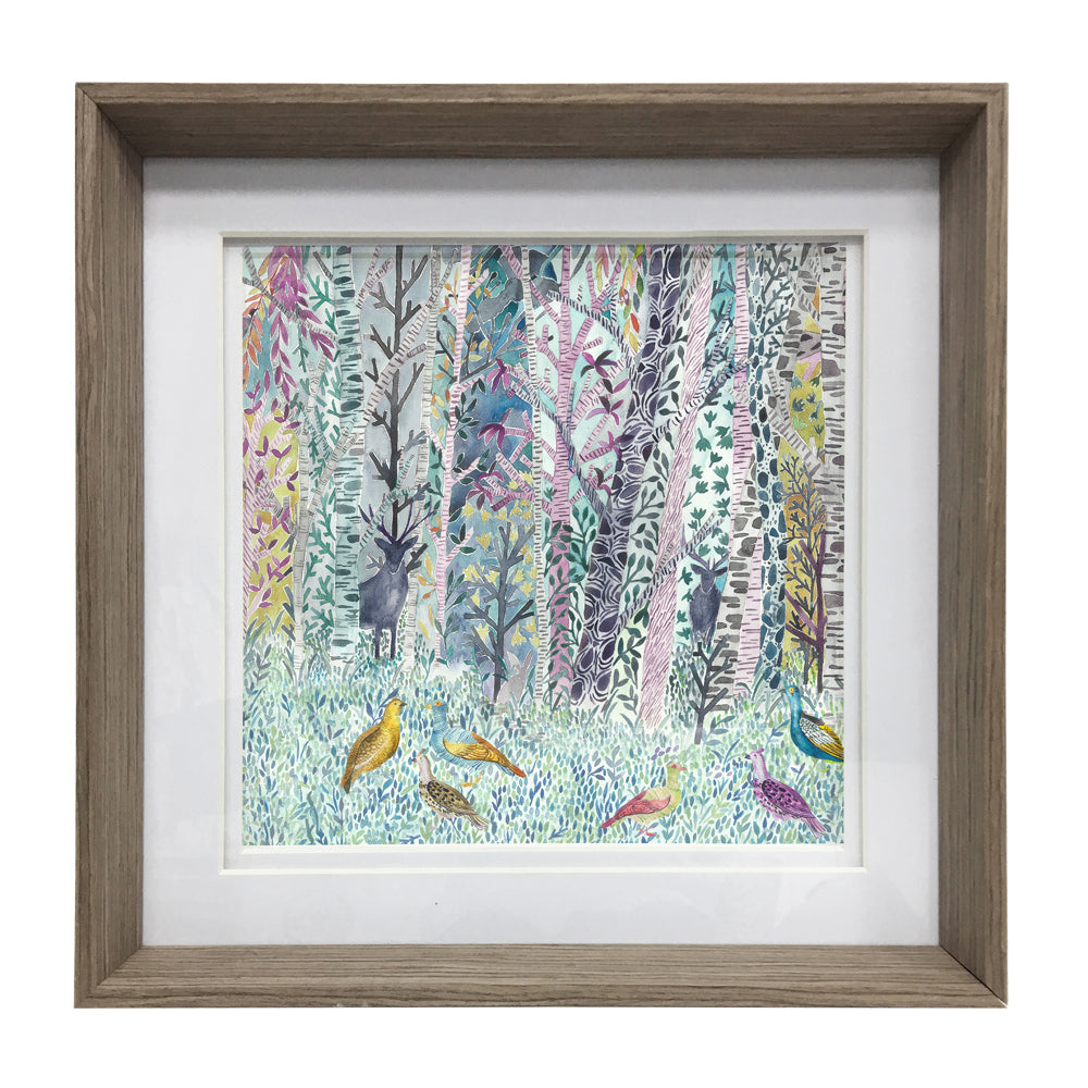 Whimsical Forest Framed Print