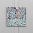 Whimsical Tale Framed Canvas