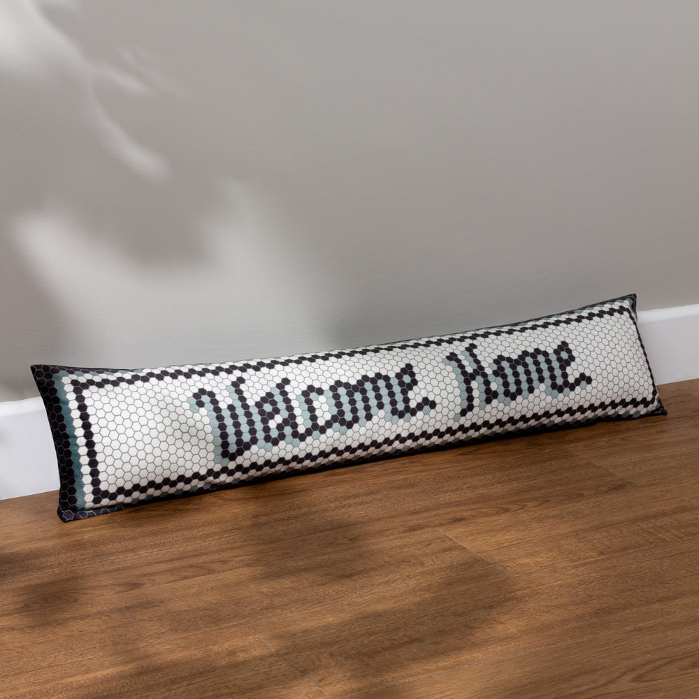 Mosaic Message Welcome Draught Excluder