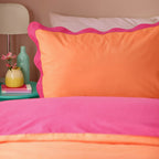 Wiggle Scalloped Duvet Cover Set