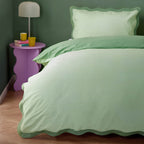 Wiggle Scalloped Duvet Cover Set