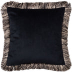 Wildcat Velvet Fringed Cushion