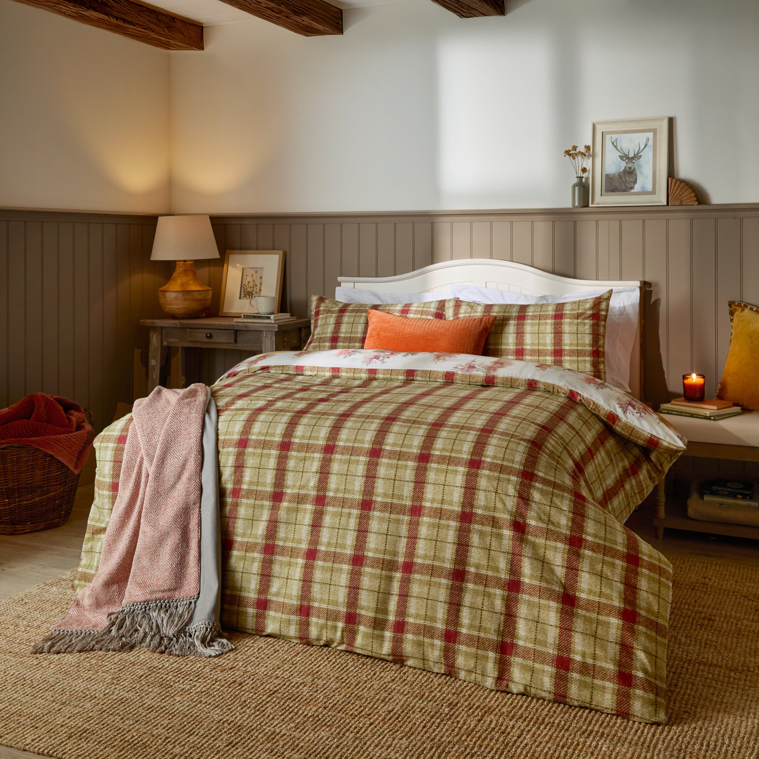 Wilderness 100% Cotton Reversible Duvet Cover Set