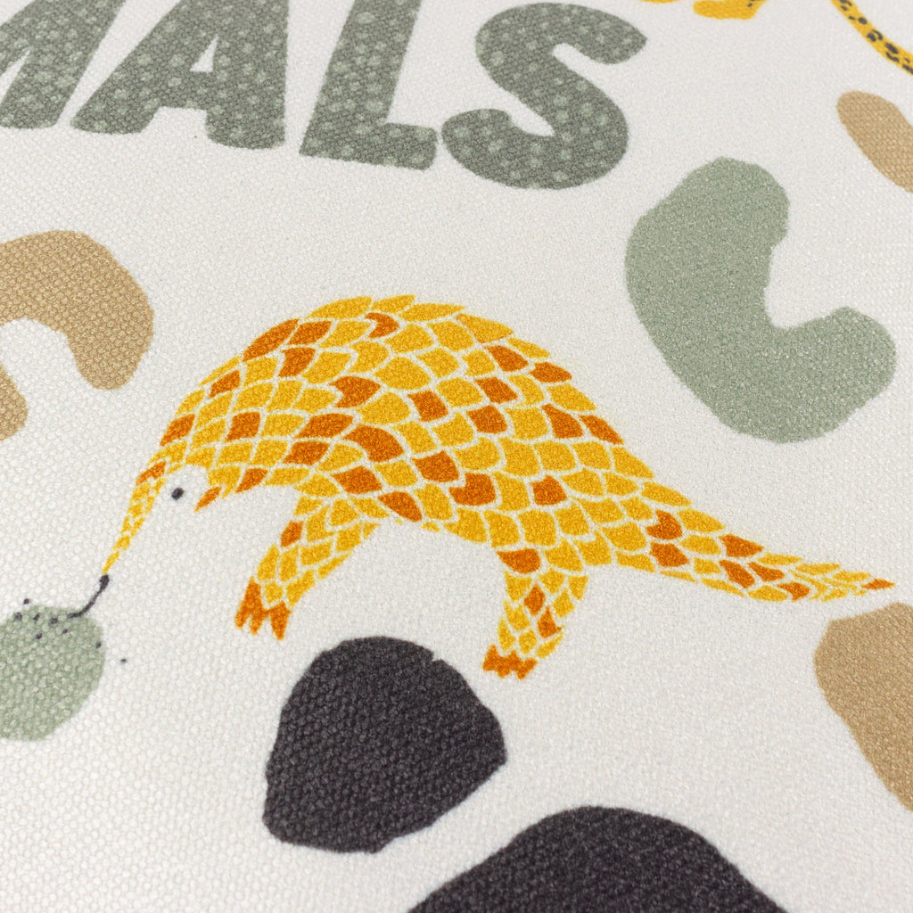 Wildlife Save Our Animals Piped Cushion