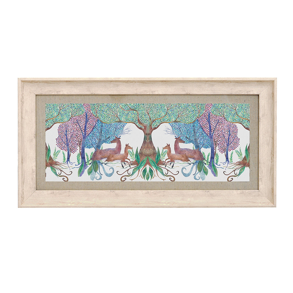 Willow Woods Framed Print