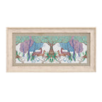 Willow Woods Framed Print
