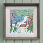 Willow Woods Framed Print