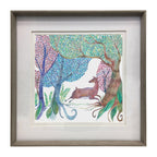 Willow Woods Framed Print