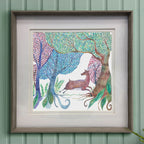 Willow Woods Framed Print