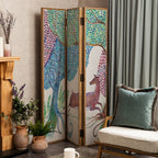 Willow Woods Solid Wood Room Divider