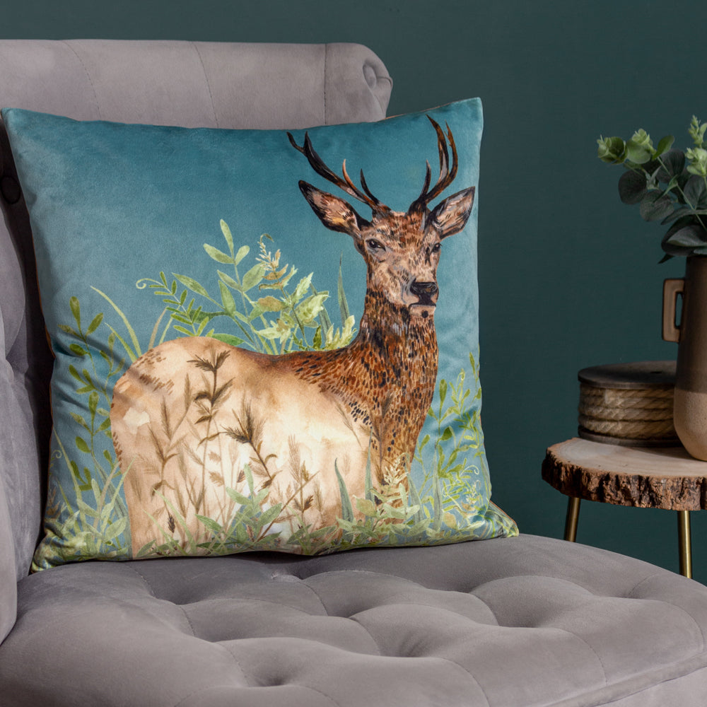 Willow Stag Cushion
