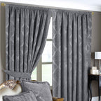 Winchester Jacquard Pencil Pleat Curtains