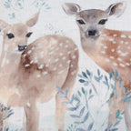 Winter Fawns Printed Cushion
