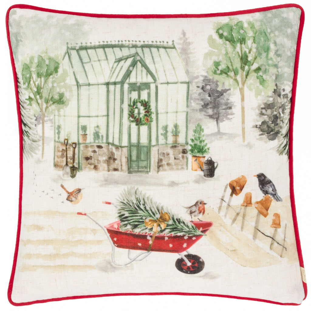 Winter Garden Printed Cushion