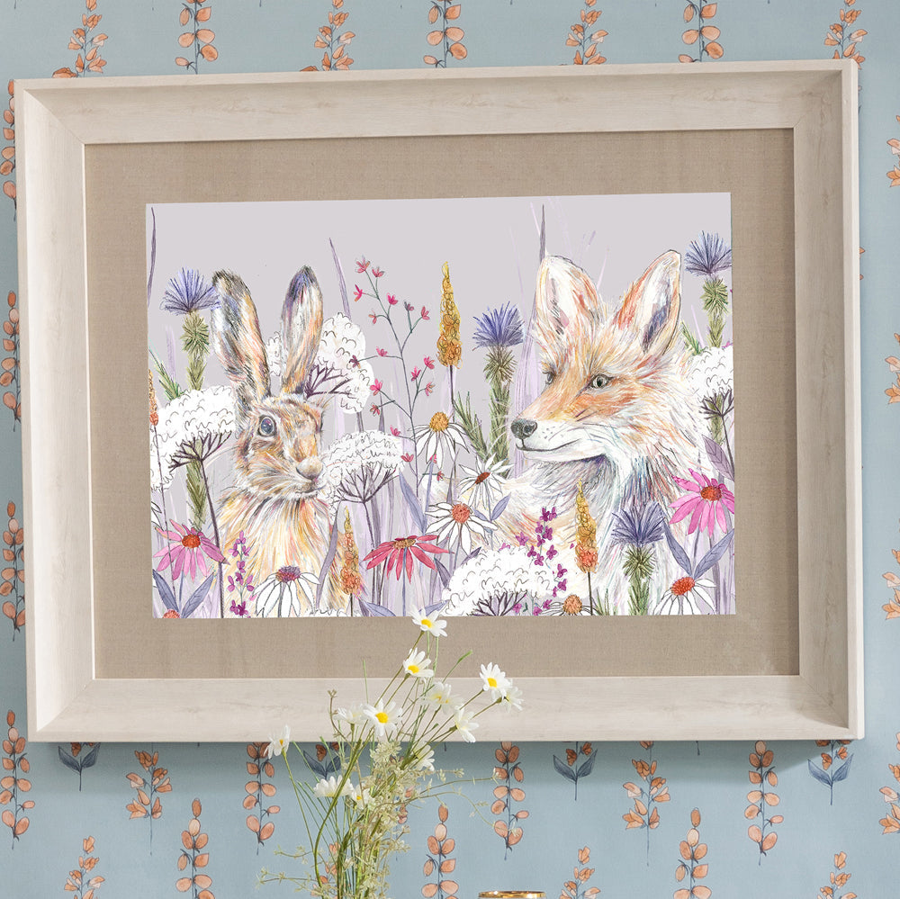 Winnie and Harley Blossom Framed Print