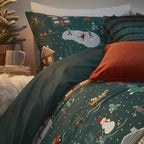 Winter Pines Pyjama Fleece Duvet Cover Set