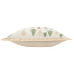 Winter Ski Lodges Embroidered Cushion