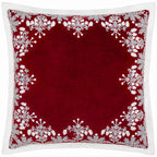 Winter Bloom Embroide Cushion