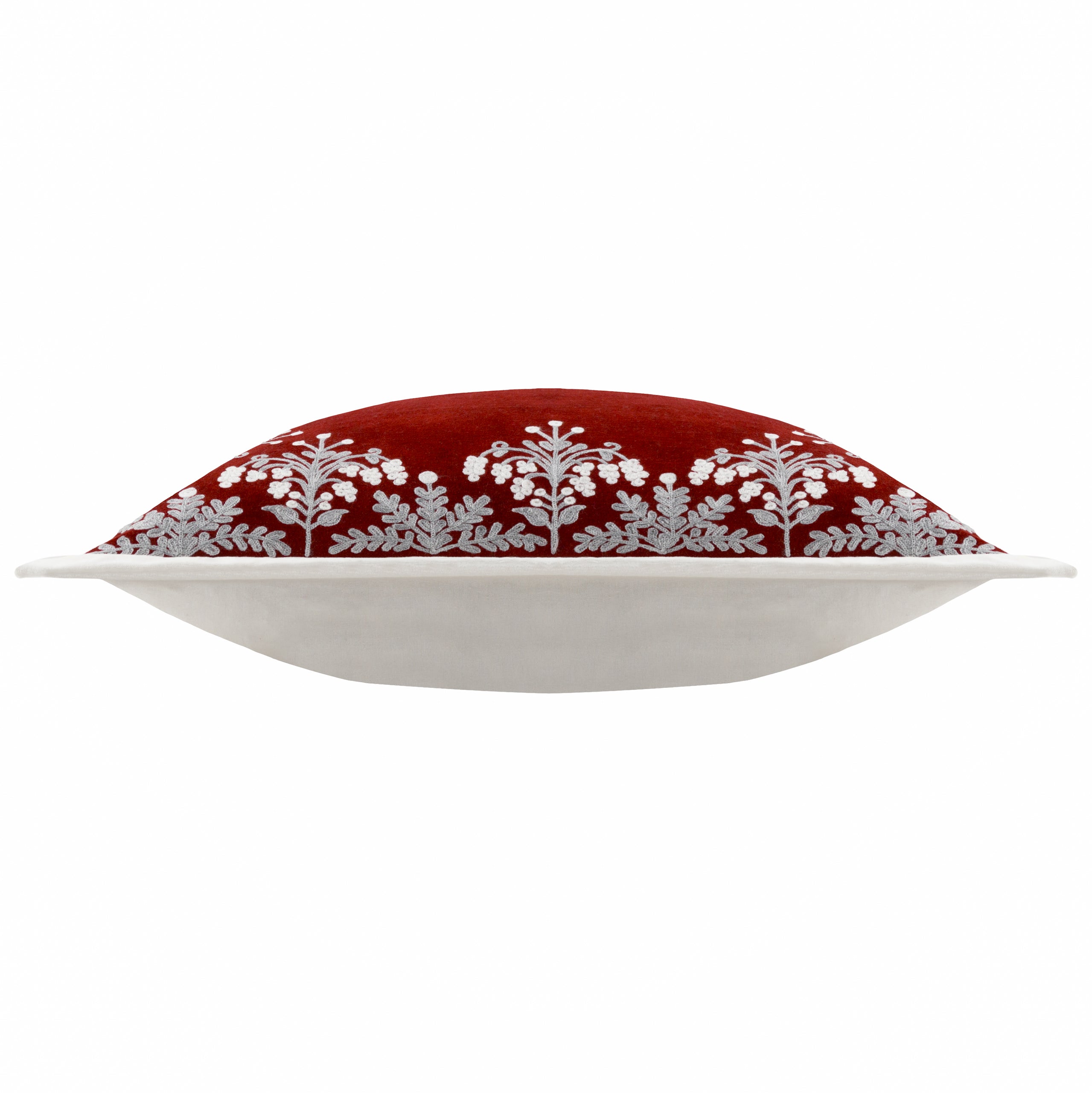 Winter Bloom Embroide Cushion