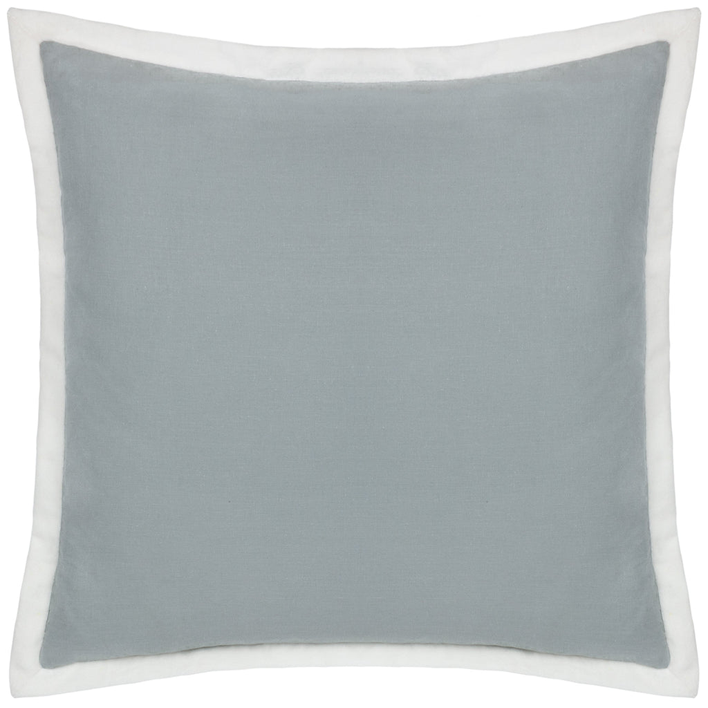 Winter Bloom Embroidered Cushion