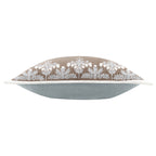 Winter Bloom Embroidered Cushion