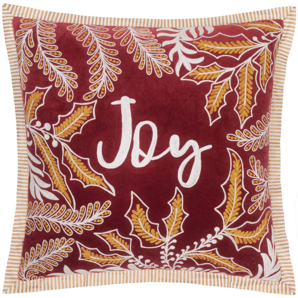 Winter Joy Embroide Cushion
